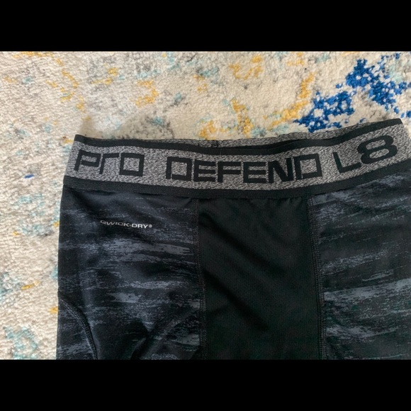 Layer 8 Mens Black Performance Leggings Sz S - Picture 2 of 3